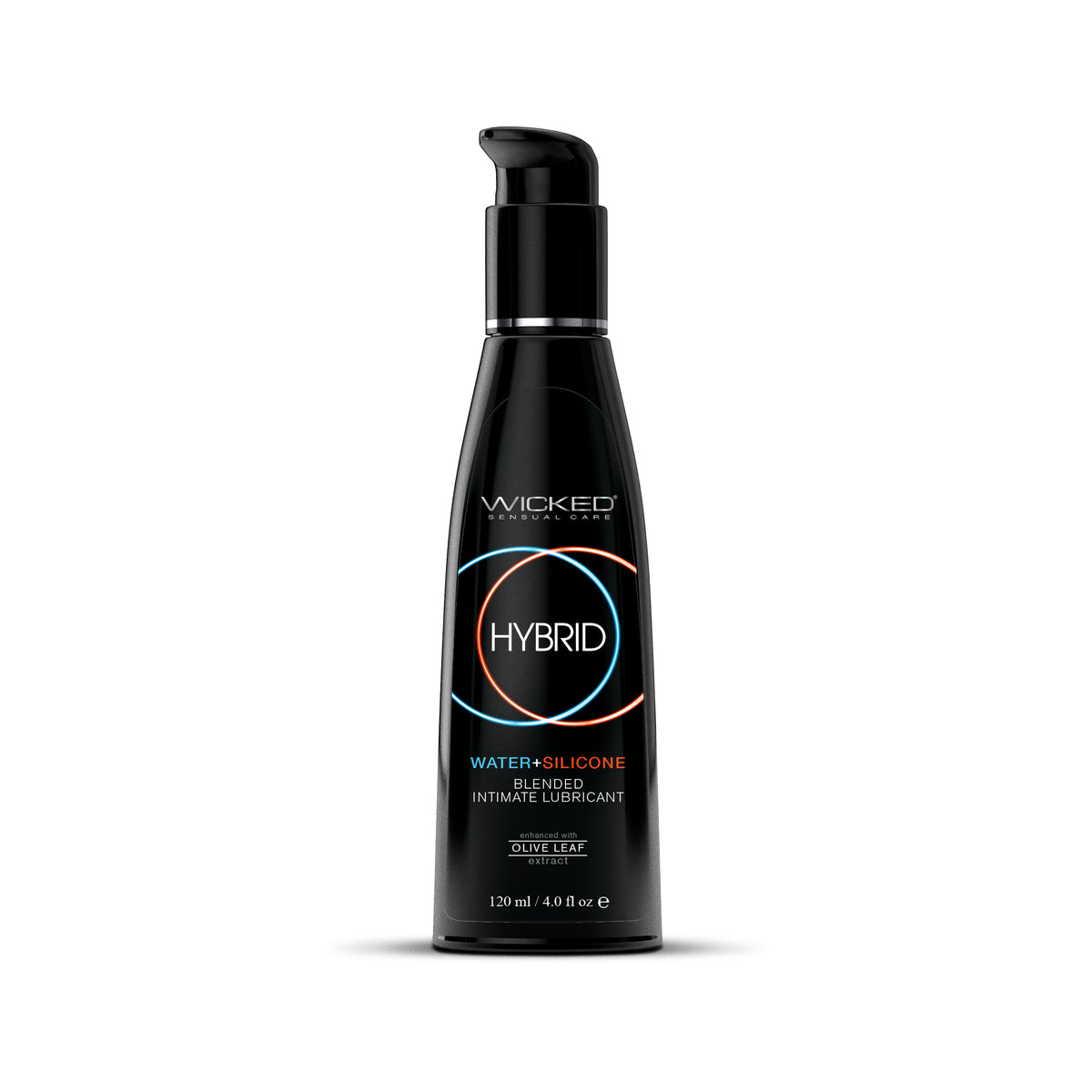Hybrid Water and Silicone Blended Lubricant - 4 Fl. Oz. by Wicked Sensual Care from LoveMart Co.