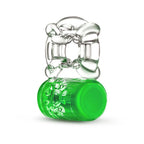 Play With Me Pleaser Rechargeable C-Ring Neon by Blush from LoveMart Co.