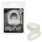 Alpha Liquid Silicone Snug Tugger - Glow-in-the-Dark by CalExotics from LoveMart Co.