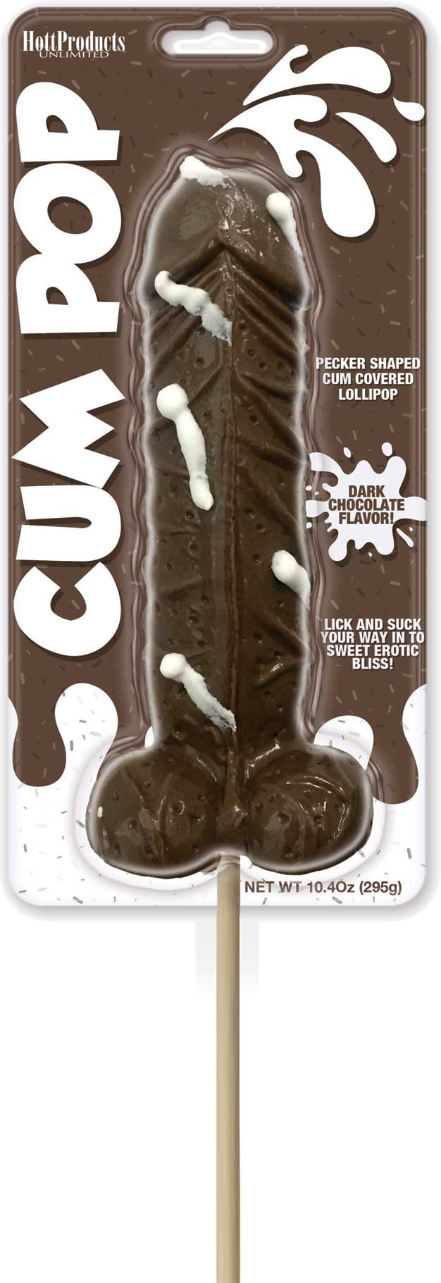 Cum Cock Pops - Dark Chocolate by Hott Products from LoveMart Co.