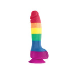 Colours Pride Edition - 6 Inch Dong - Rainbow by nsnovelties from LoveMart Co.