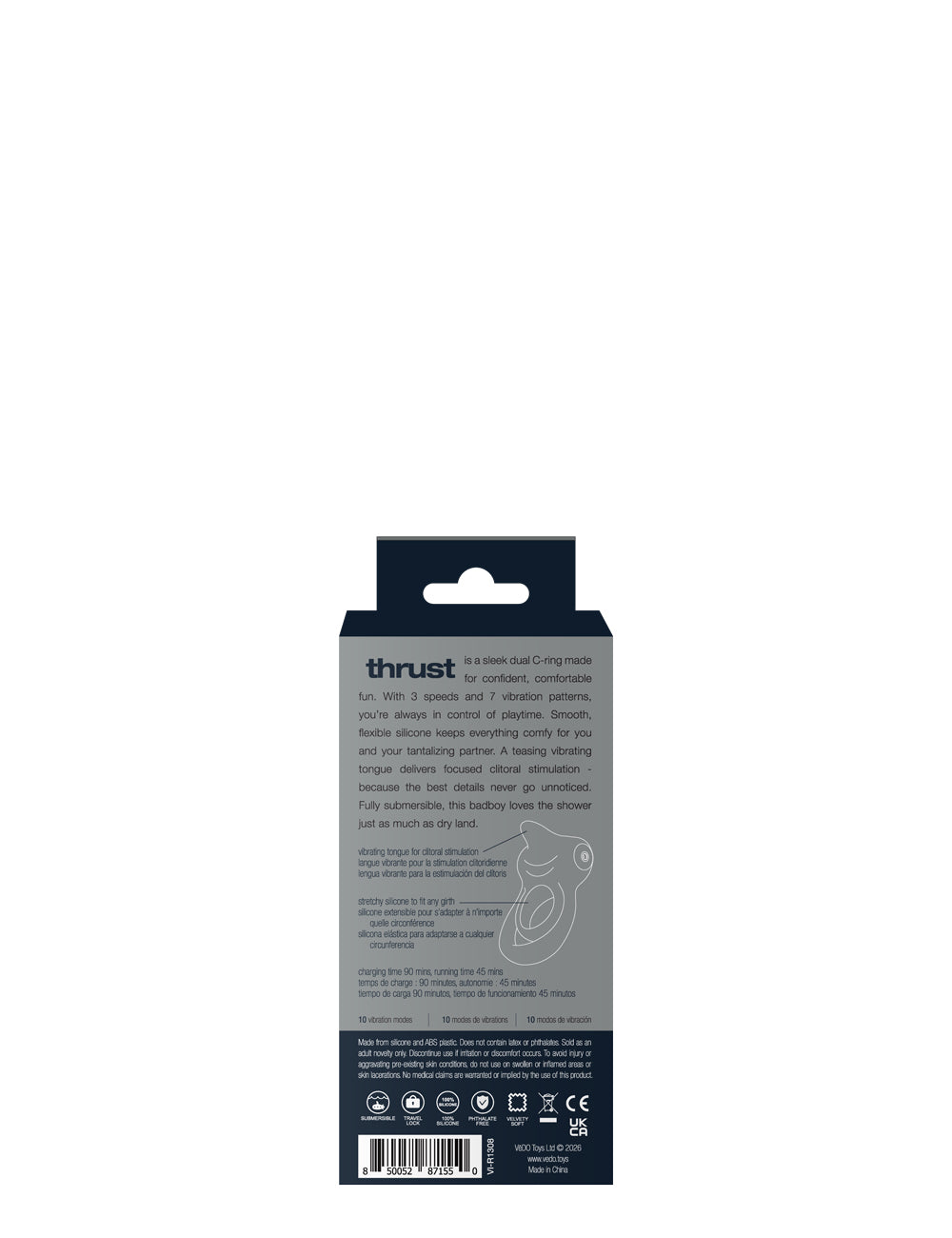 Thrust Rechargeable Dual C-Ring by VeDO from LoveMart Co.