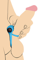 Bang - Silicone Cockring and Bullet With Remote Control by XR Brands from LoveMart Co.