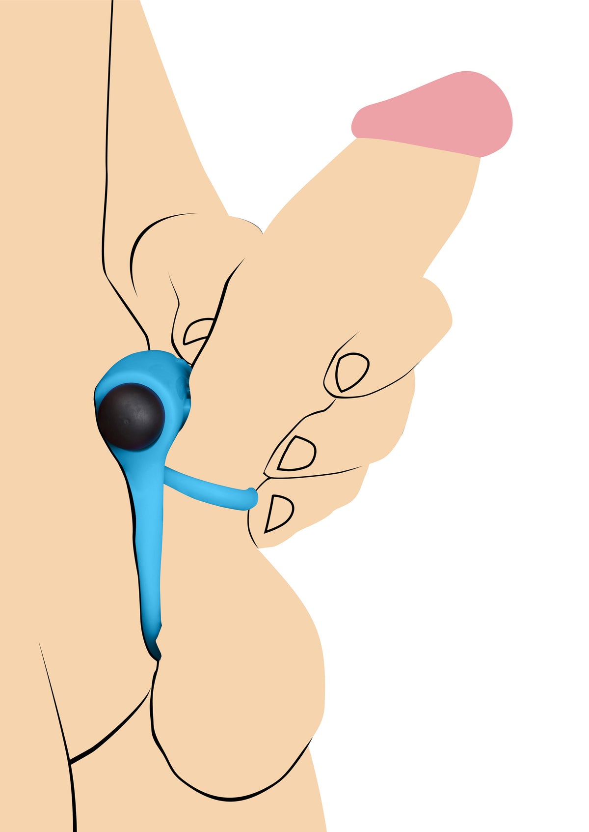 Bang - Silicone Cockring and Bullet With Remote Control by XR Brands from LoveMart Co.