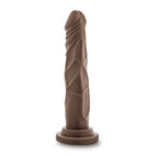 Dr. Skin Silicone Dr. Carter 7 Inch Dong With Suction Cup Chocolate by Blush from LoveMart Co.