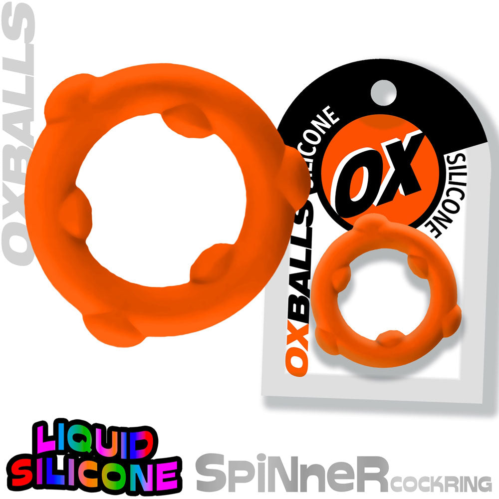 Spinner Single Silicone Ring - Silicone by Oxballs from LoveMart Co.