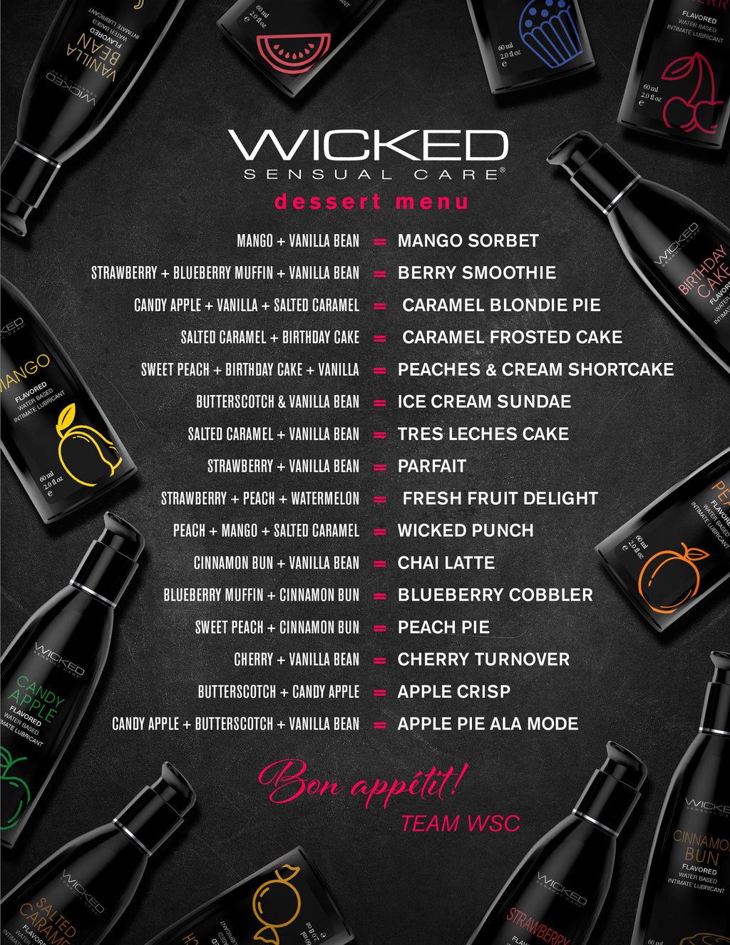 Birthday Cake Flavored Water Based Intimate Lubricant - 2 Fl. Oz. by Wicked Sensual Care from LoveMart Co.