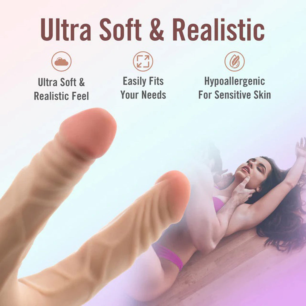 Dr. Skin Plus - 14 Posable Double Dong by Blush from LoveMart Co.