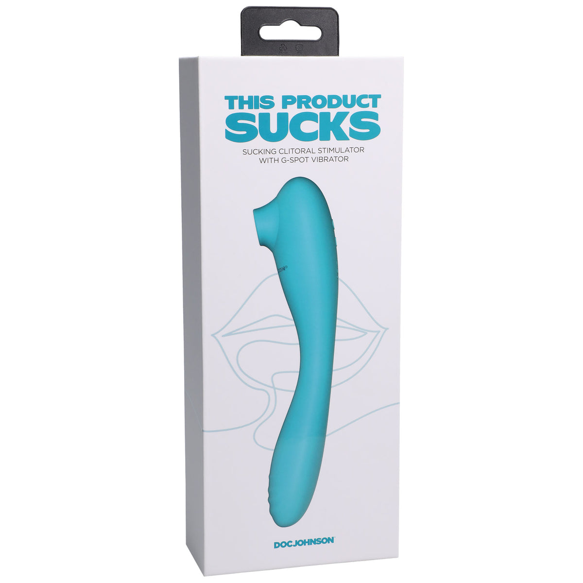 This Product Sucks Sucking Clitoral Stimulator w/ Bendable G-Spot Vibe by Doc Johnson from LoveMart Co.