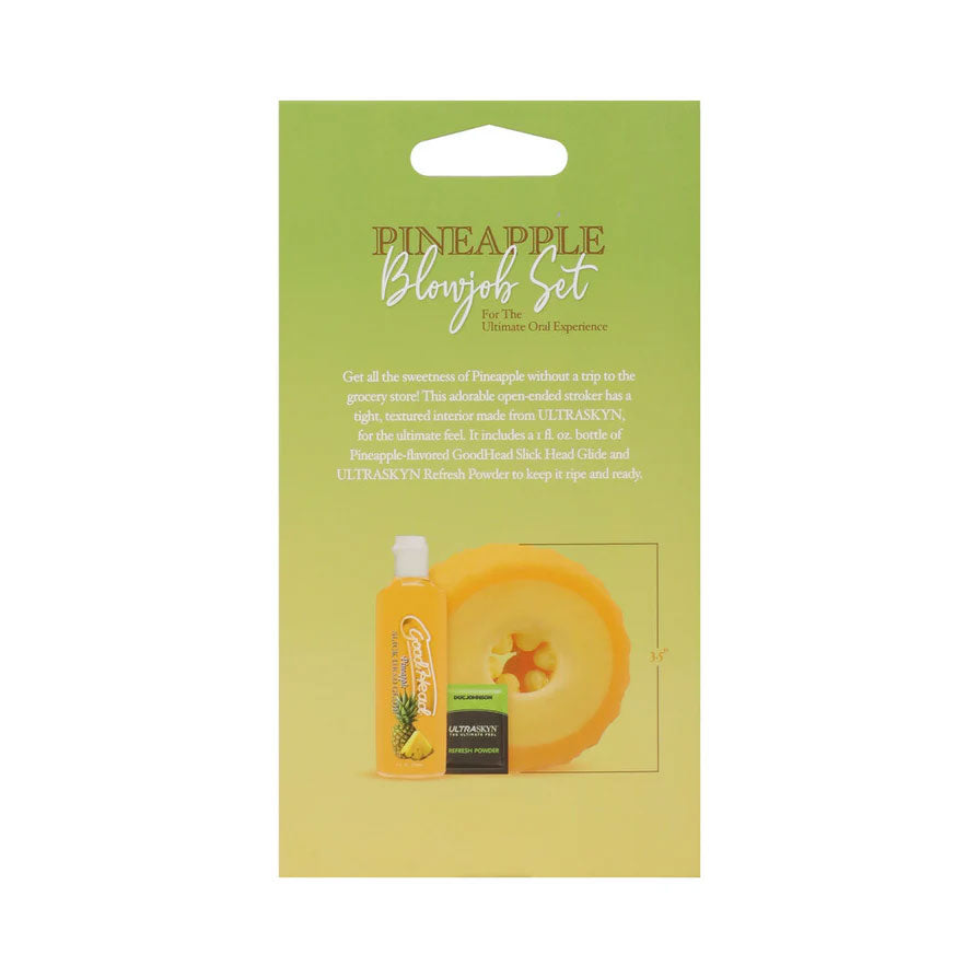 Goodhead - Pineapple Blowjob Set by Doc Johnson from LoveMart Co.