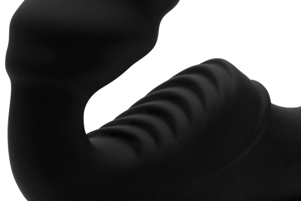 Pro Rider 9x Vibrating Silicone Strapless Strap on With Remote Control by XR Brands from LoveMart Co.