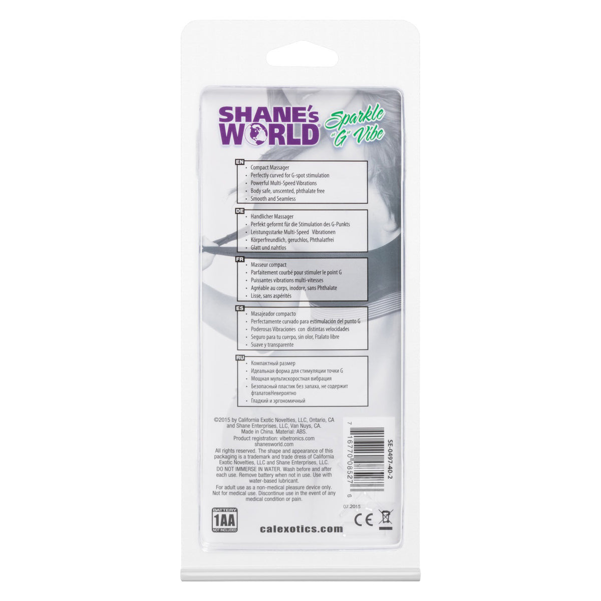 Shanes World Sparkle G Vibes by CalExotics from LoveMart Co.