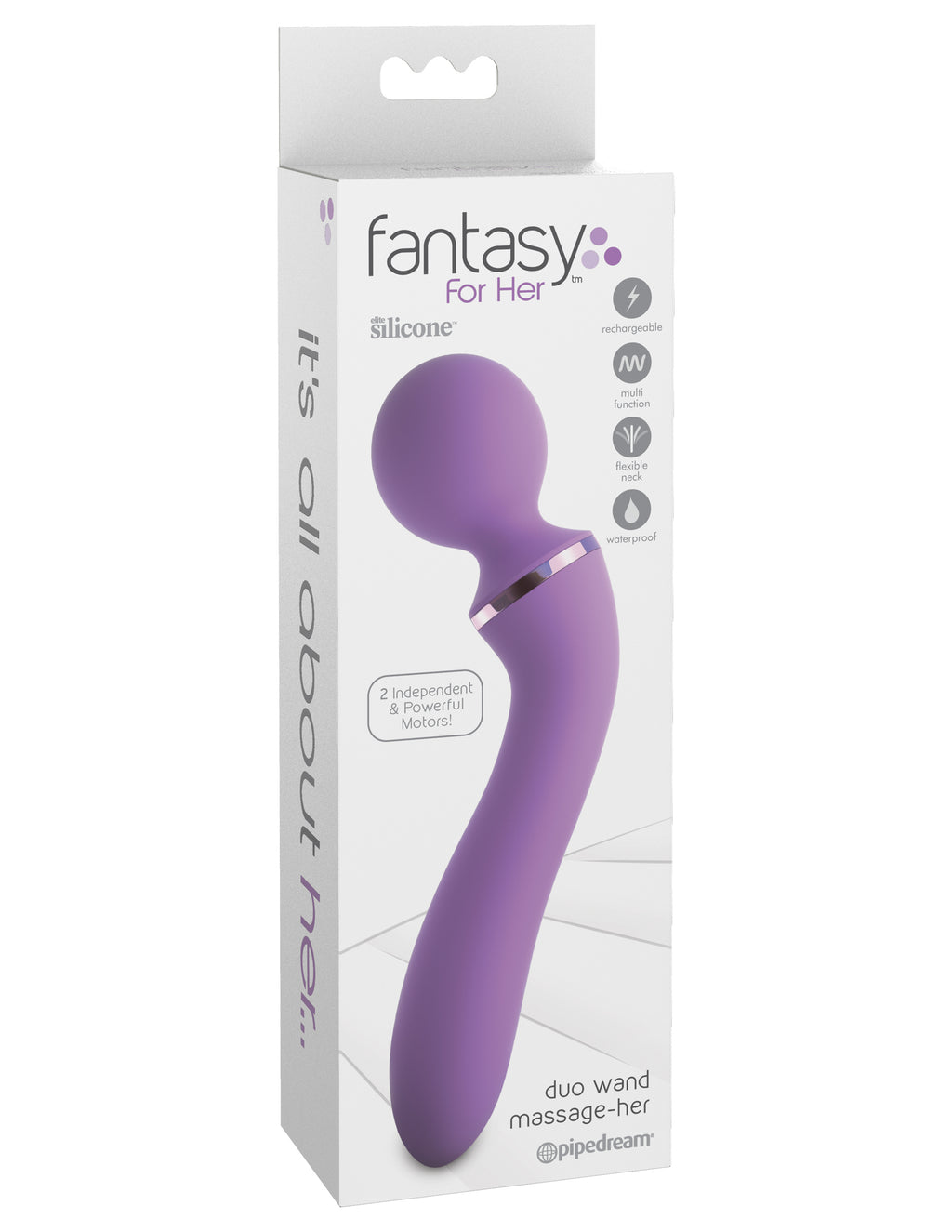 Fantasy for Her Duo Wand Massage-Her by Pipedream from LoveMart Co.
