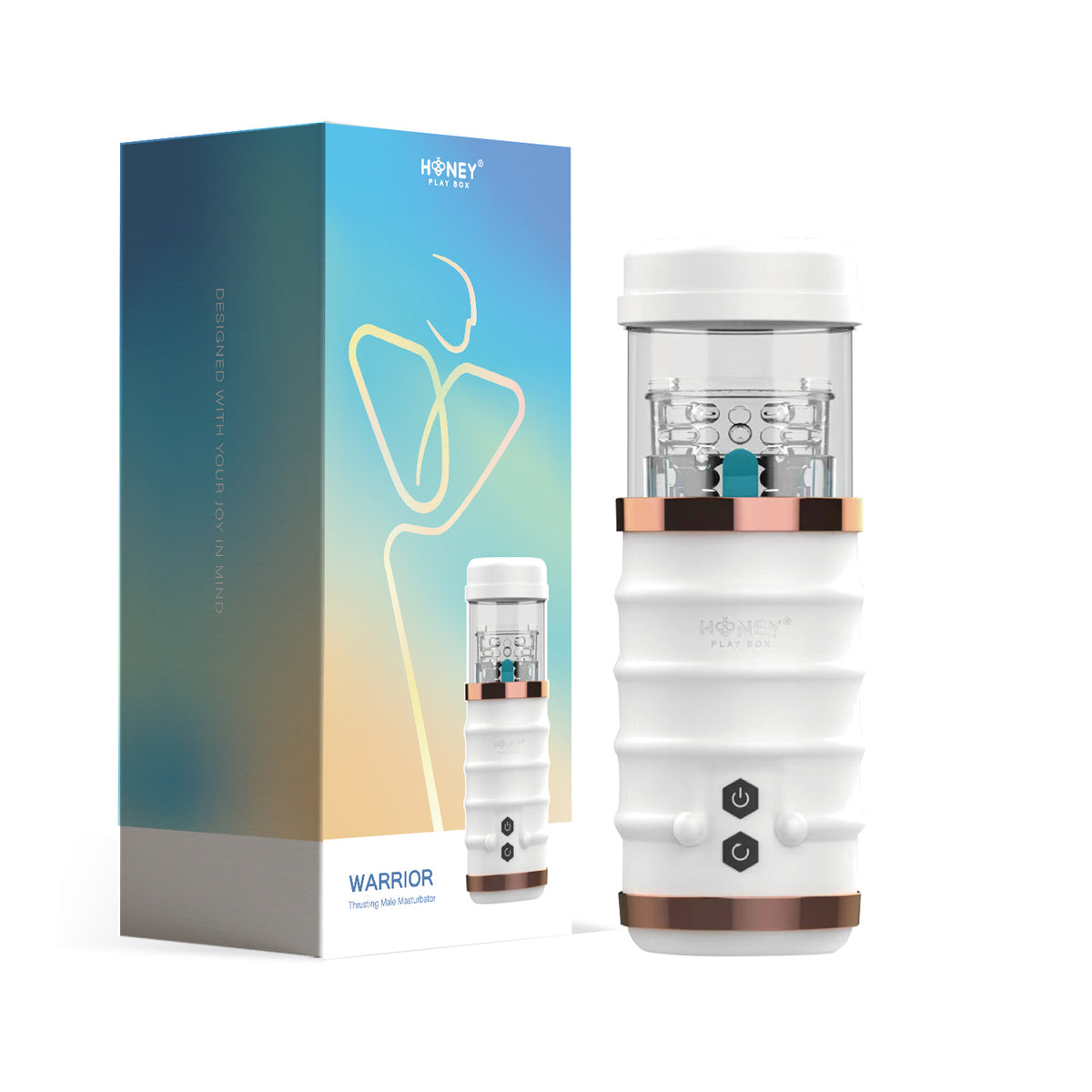 Warrior Thrusting Male Masturbator by Honey Play Box from LoveMart Co.