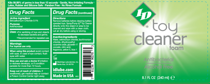 ID Toy Cleaner Foam 8.1 Oz by ID - Lubricants from LoveMart Co.