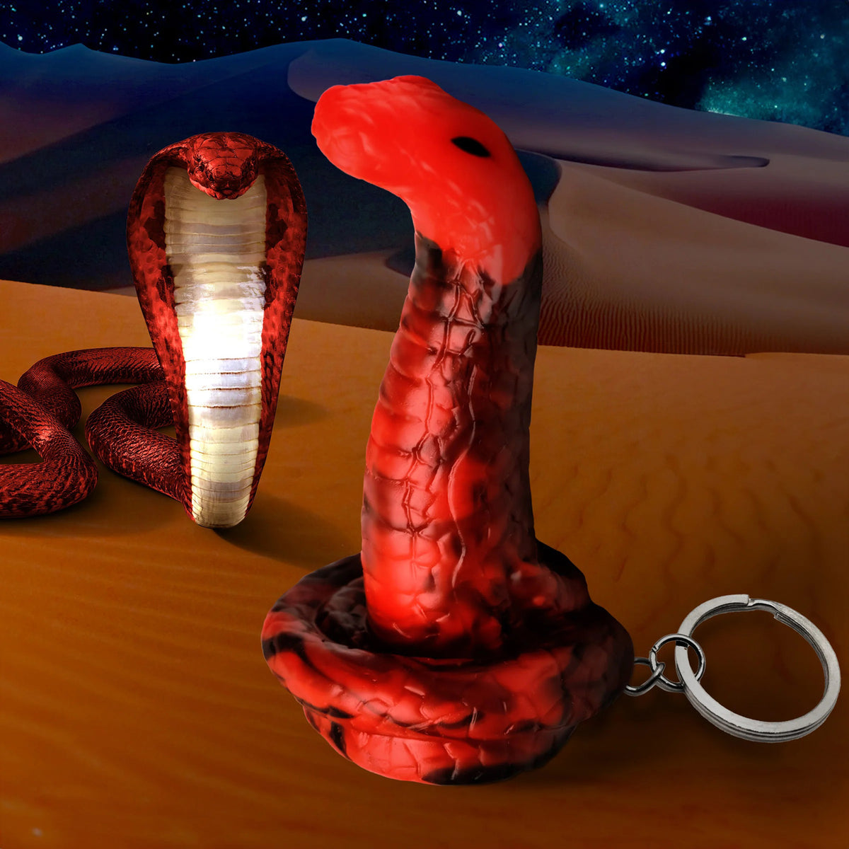 King Cobra Keychain by XR Brands from LoveMart Co.