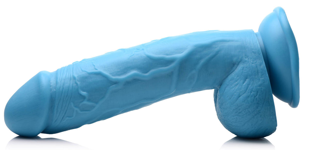 Pop Pecker 8.25 Inch Dildo With Balls by XR Brands from LoveMart Co.