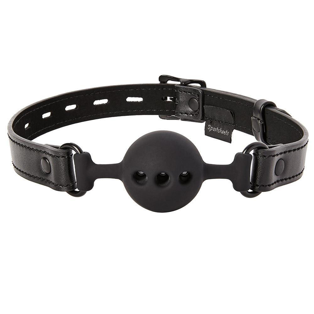 Saffron Breathable Ball Gag by Sportsheets from LoveMart Co.