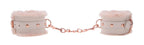 Peaches N Creame Fur Handcuffs by Sportsheets from LoveMart Co.