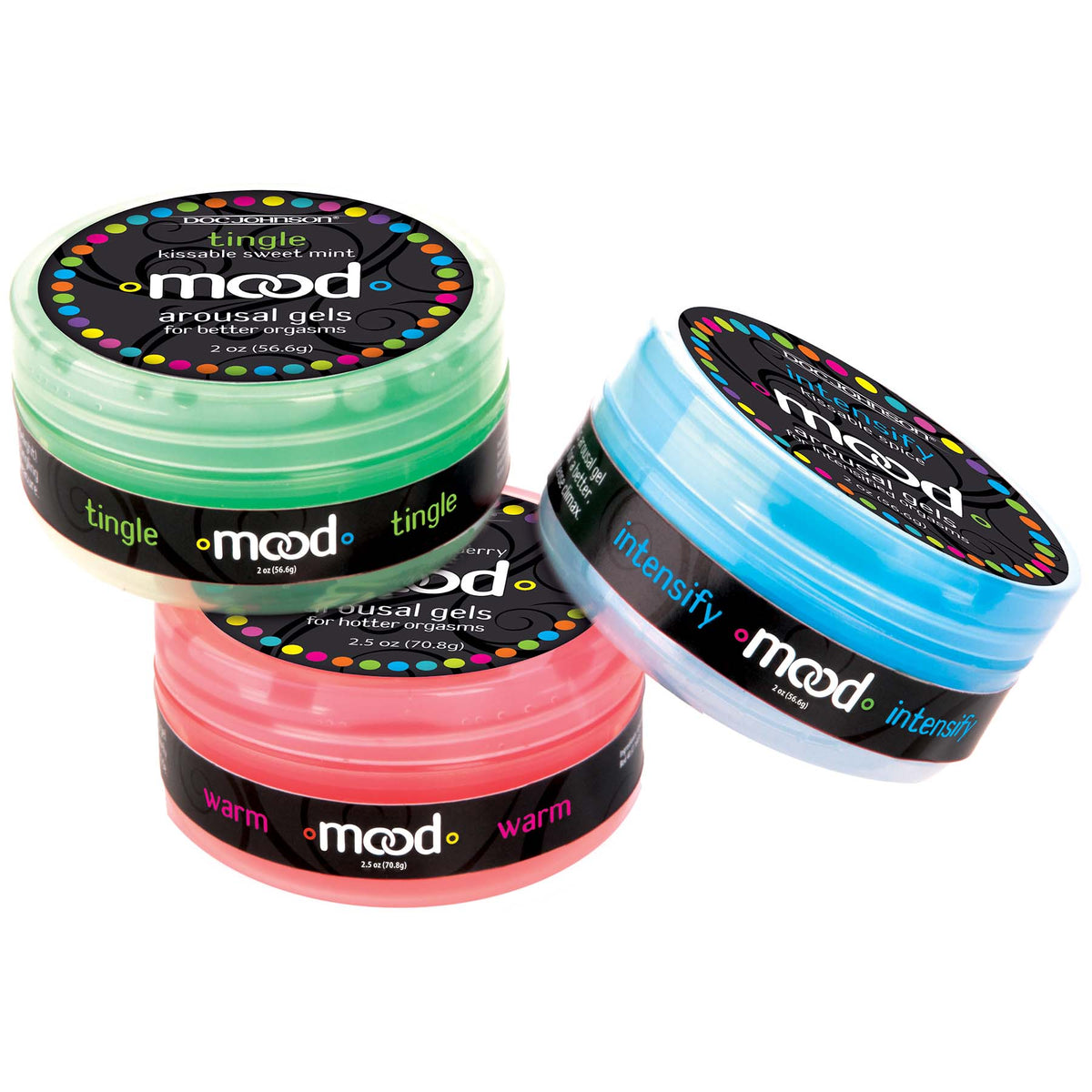 Mood Arousal Gels - Warm, Tingle, Intensify Bulk by Doc Johnson from LoveMart Co.
