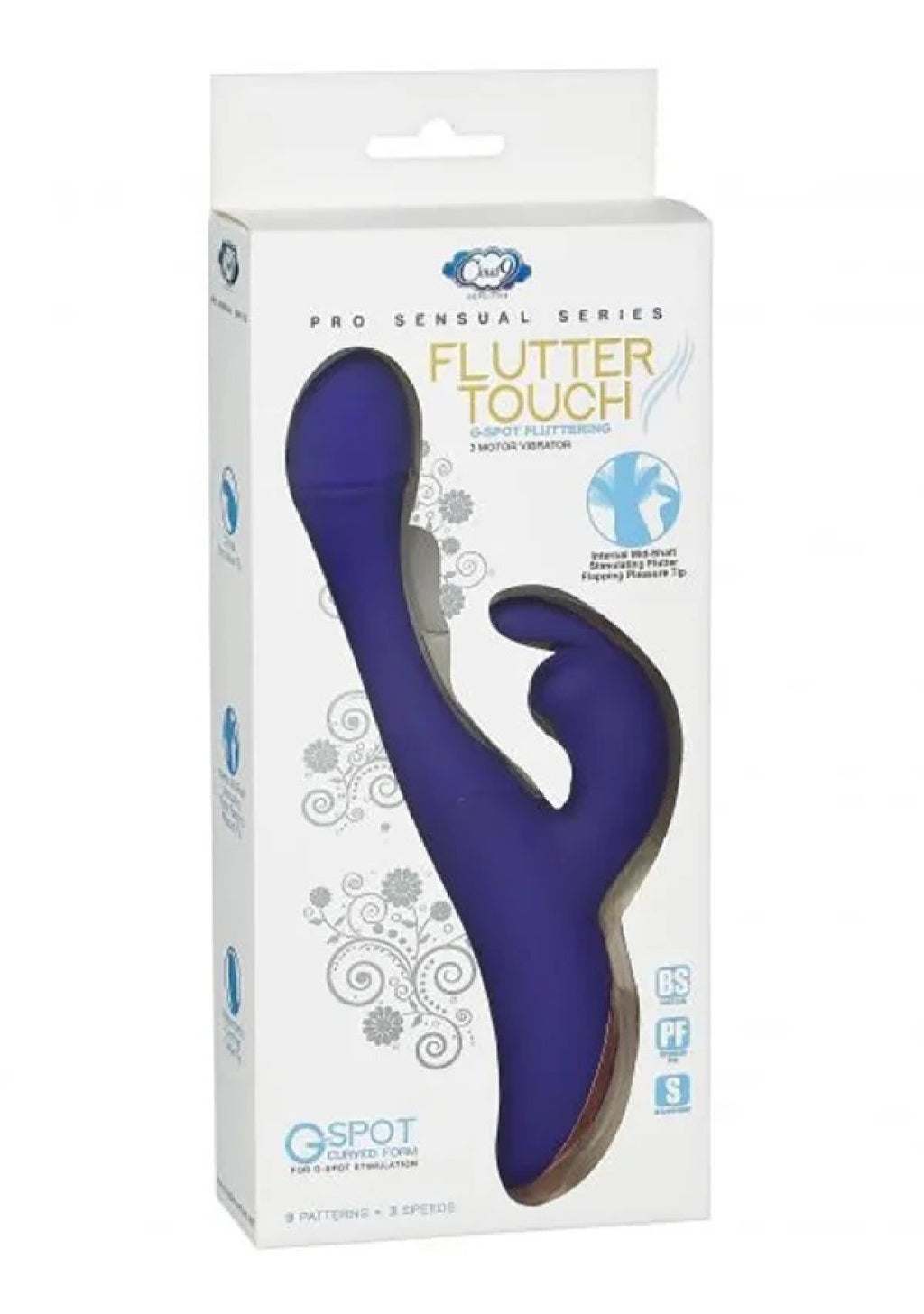 Flutter Touch Rabbit - Violet by Cloud 9 Novelties from LoveMart Co.