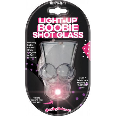 Light Boobie Shot Glass by Hott Products from LoveMart Co.