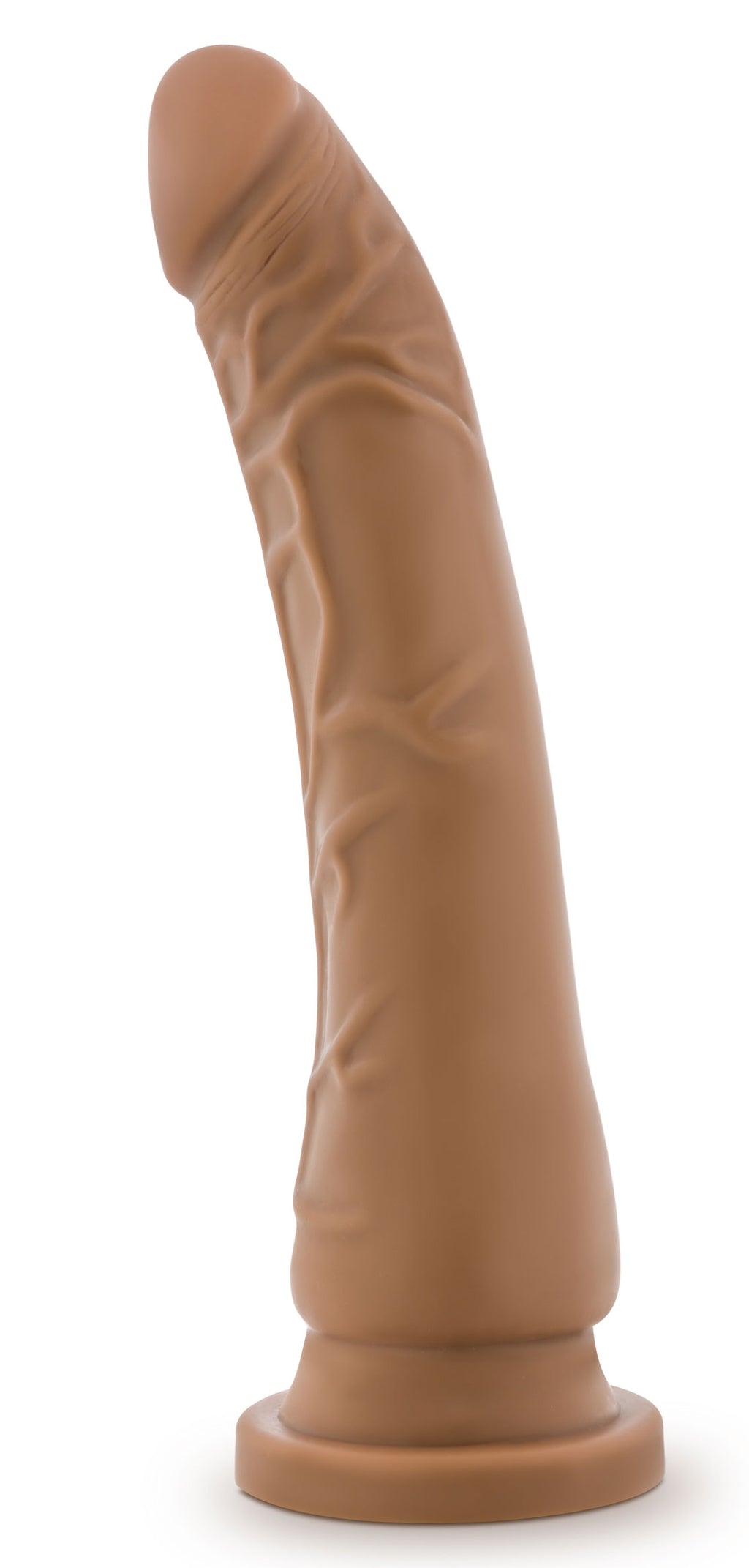 Dr. Skin Silicone - Dr. Noah - 8 Inch Dong With Suction Cup - Mocha by Blush from LoveMart Co.
