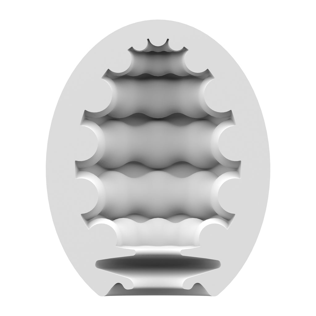 Satisfyer Masturbator Egg - Riffle - Light by Satisfyer from LoveMart Co.