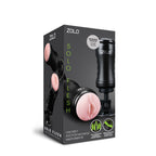 Zolo Solo Flesh Discreet Suction Mounted Masturbator - Black by XGEN from LoveMart Co.