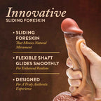 Renaissance Raphael 9.5" Sliding Foreskin Dildo With Squeezable Balls by Blush from LoveMart Co.