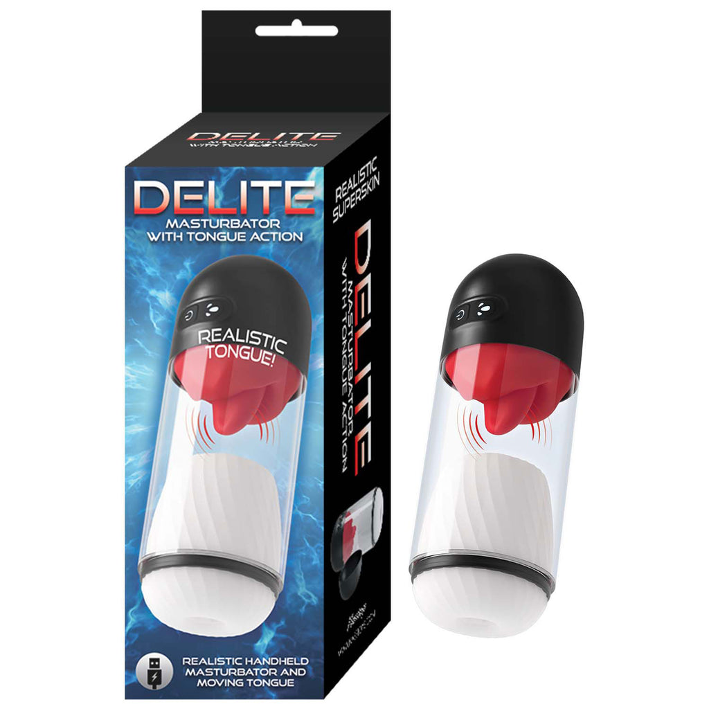 Delite Masturbator With Tongue Action by Nasstoys from LoveMart Co.