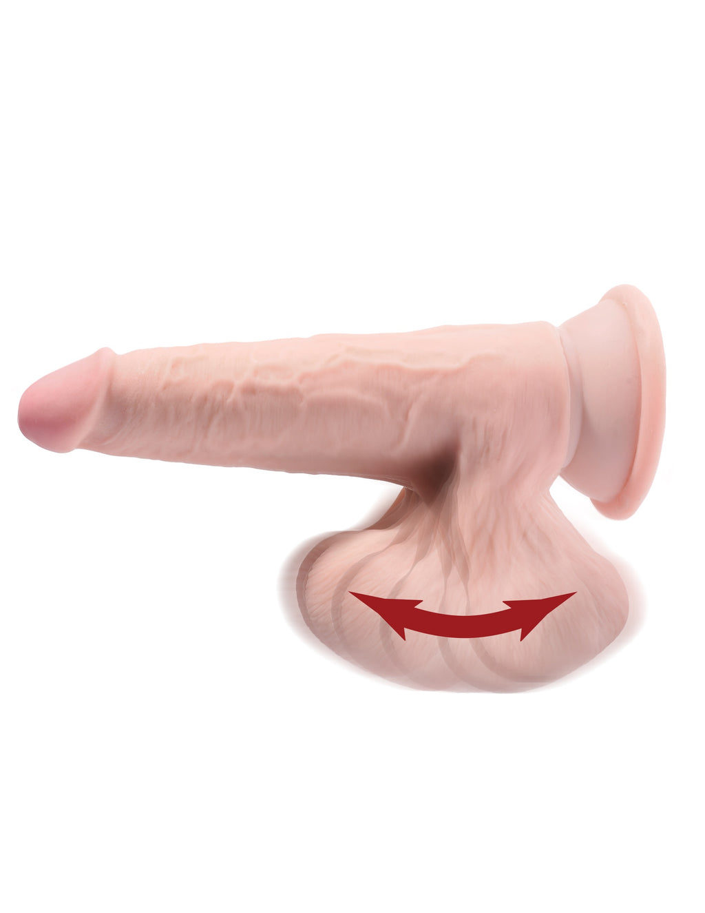 9 Inch Triple Density Cock With Swinging Balls - Light by Pipedream from LoveMart Co.