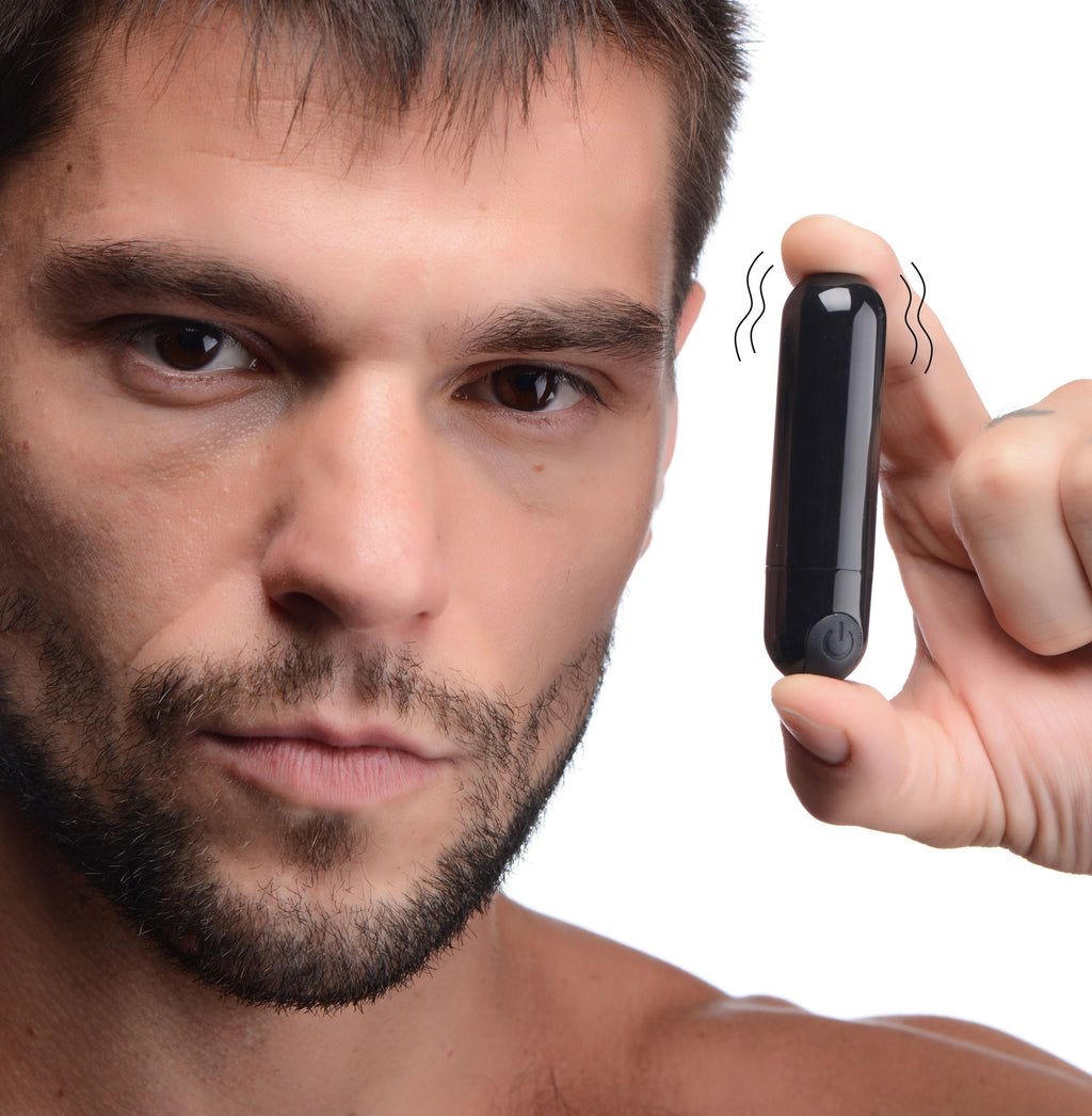 10x Rechargeable Vibrating Metallic Bullet by XR Brands from LoveMart Co.
