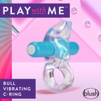 Play With Me Bull Vibrating C-Ring by Blush from LoveMart Co.