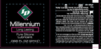 Millennium 2mlFoilJar by ID - Lubricants from LoveMart Co.