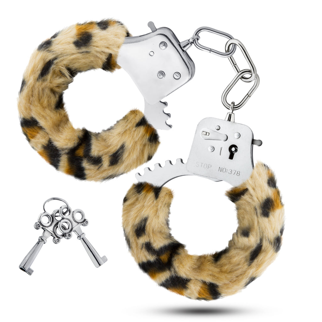 Temptasia Cuffs - Leopard by Blush from LoveMart Co.