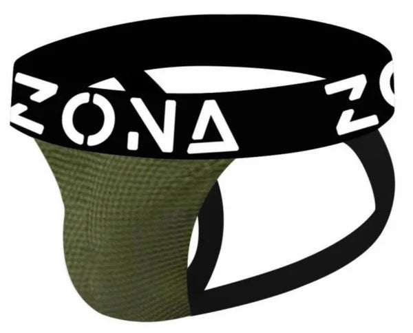Army Edge Jockstrap - Medium by Zona Mens Underwear from LoveMart Co.