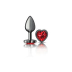 Deep Heart Gem Gunmetal Metal Plug - Sm by Viben from LoveMart Co.