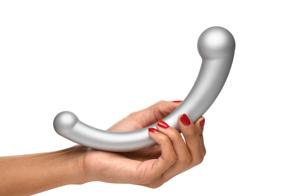 10x Vibra-Crescent Silicone Dual Ended Dildo by XR Brands from LoveMart Co.