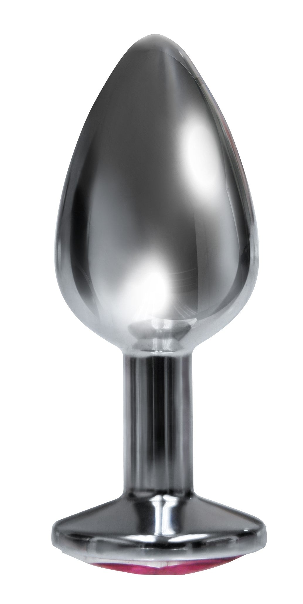 The 9's the Starter Bejeweled Stainless Steel Plug - Pink by Icon Brands from LoveMart Co.