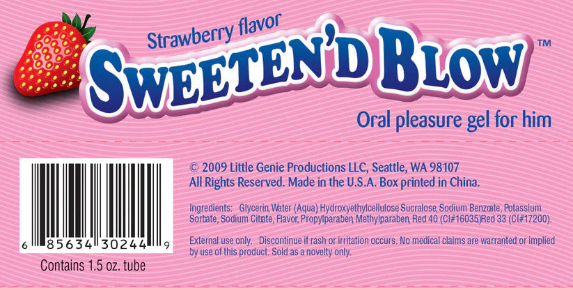Sweeten'd Blow - Strawberry by Little Genie from LoveMart Co.