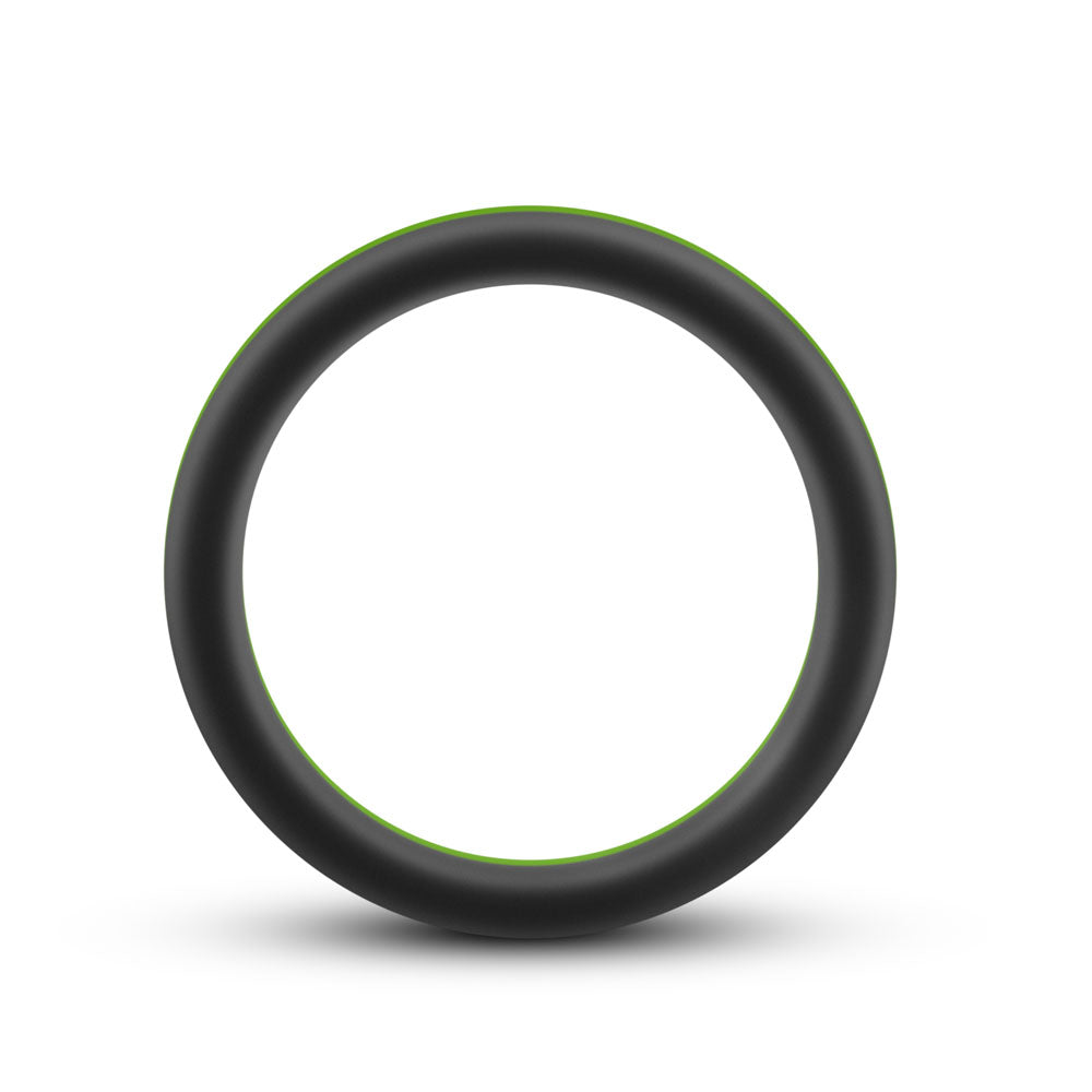 Performance - Silicone Go Pro Cock Ring - Black/gold/black by Blush from LoveMart Co.