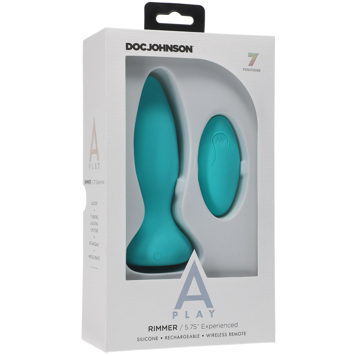 A-Play Rimmer Experienced Rechargeable Silicone Anal Plug With Remote by Doc Johnson from LoveMart Co.