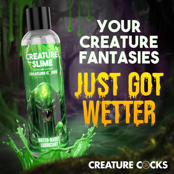 Creature Slime Water Based Lubricant 8oz by XR Brands from LoveMart Co.