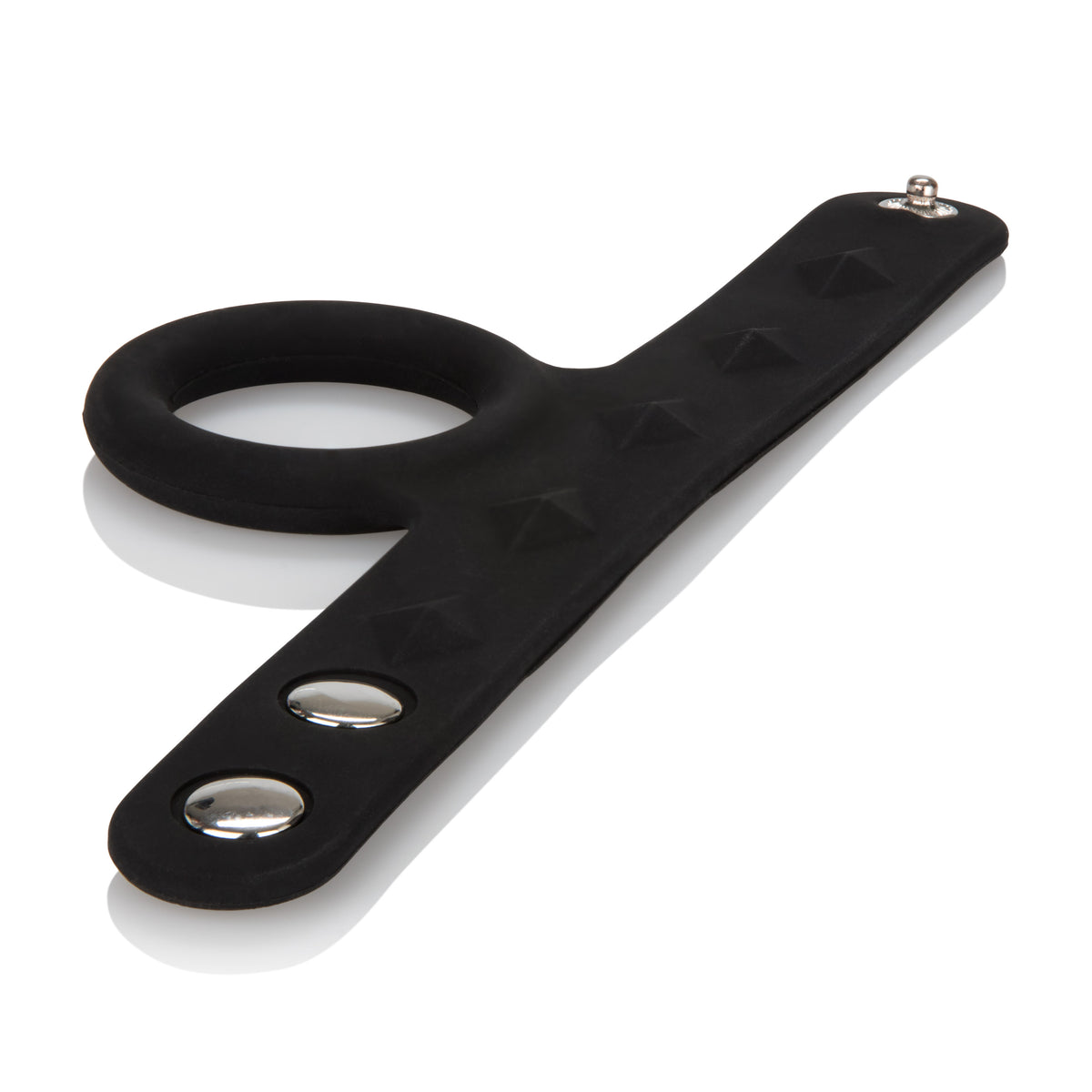 Silicone Tri-Snap Scrotum Support Ring - Large by CalExotics from LoveMart Co.