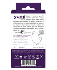 Yumi Rechargeable Finger Vibe - Deep by VeDO from LoveMart Co.