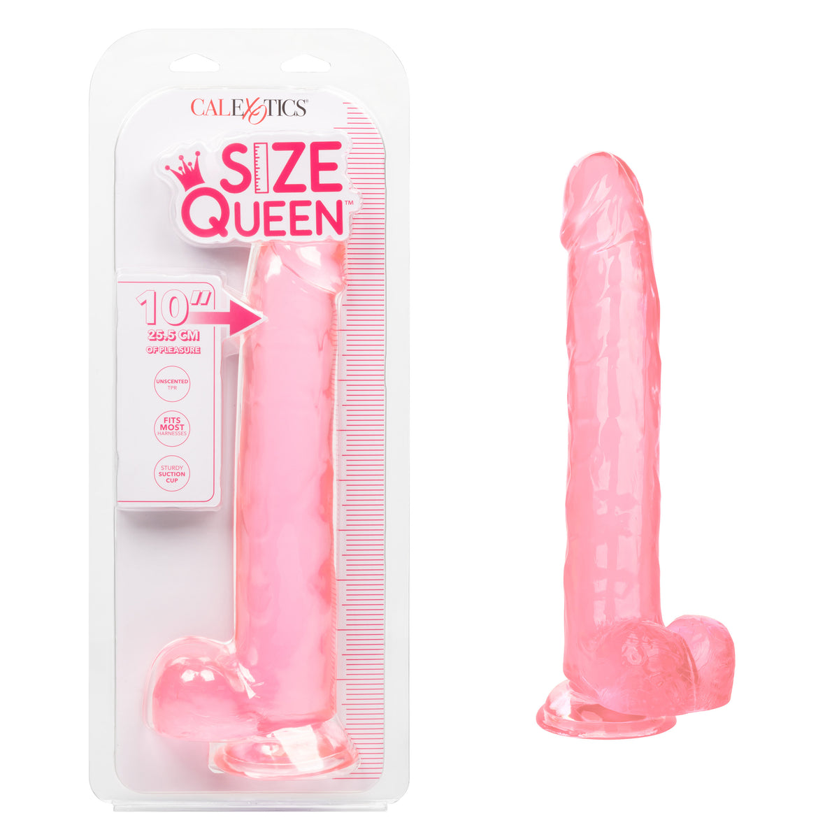 Size Queen 10 inch/25.5 Cm by CalExotics from LoveMart Co.