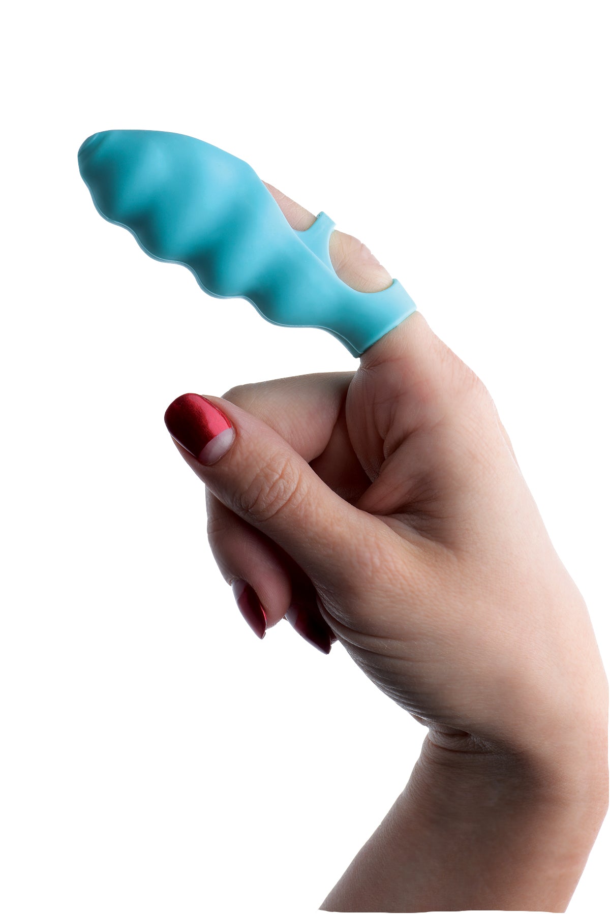 Ripples Finger Bang-Her Vibe - Teal by XR Brands from LoveMart Co.