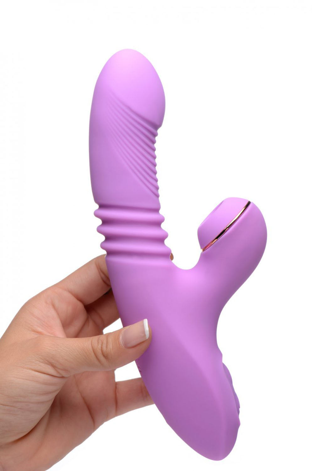 Shegasm Thrusting Suction Rabbit by XR Brands from LoveMart Co.