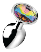 Rainbow Prism Gem Anal Plug - Small by XR Brands from LoveMart Co.